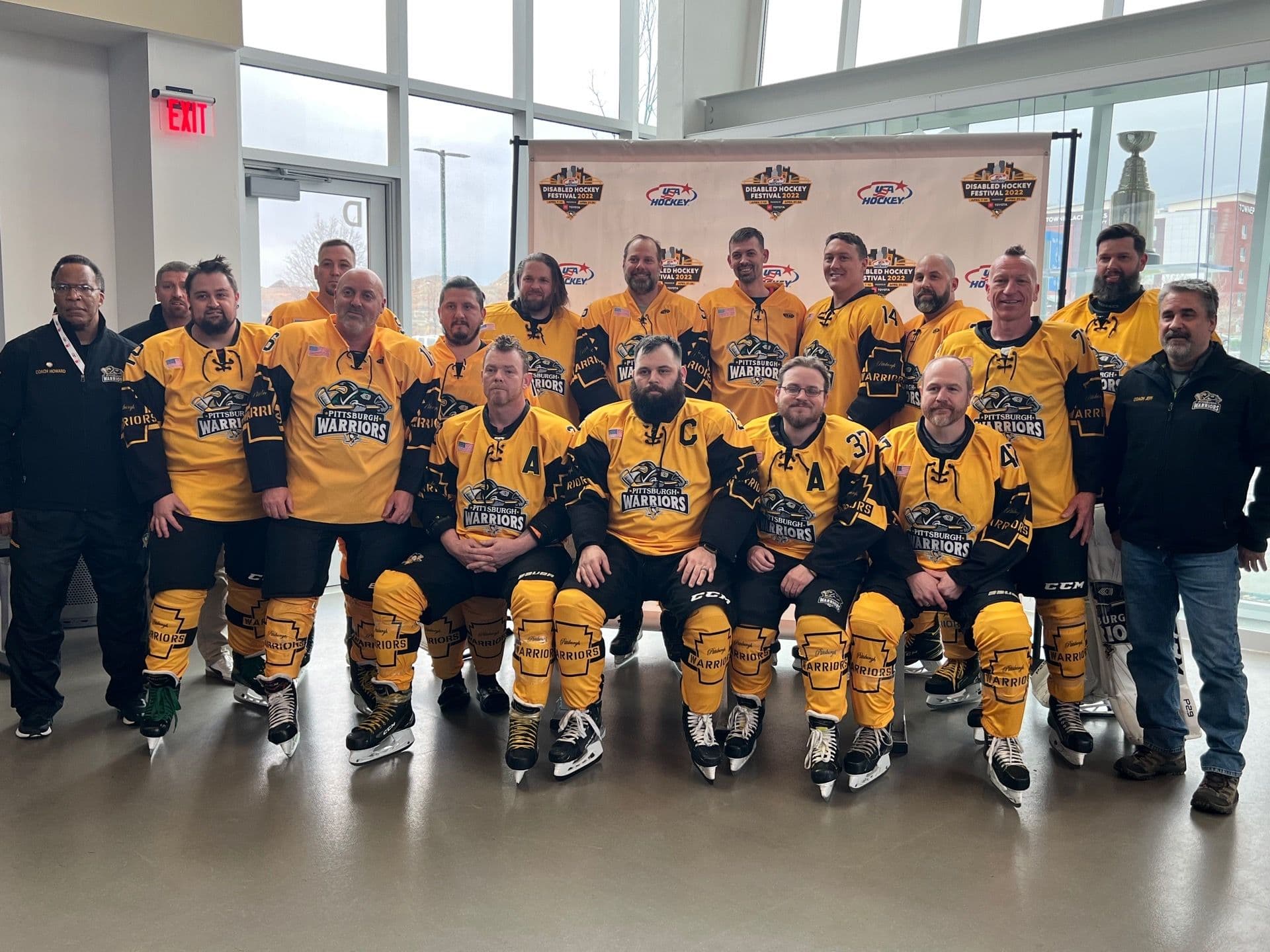 Pittsburgh Warriors Black team photo