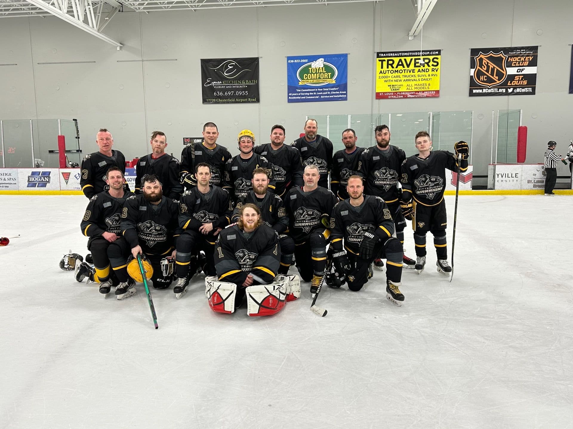 Pittsburgh Warriors Gold team photo