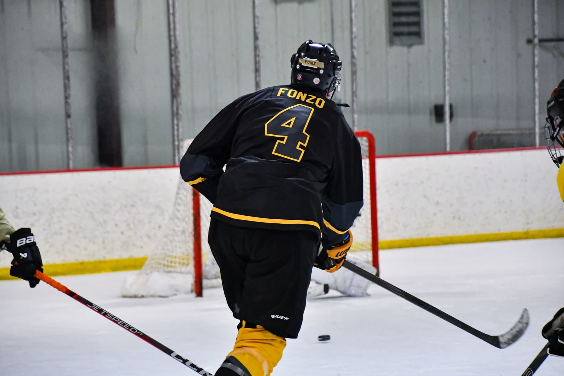 Pittsburgh Warriors player in live game action