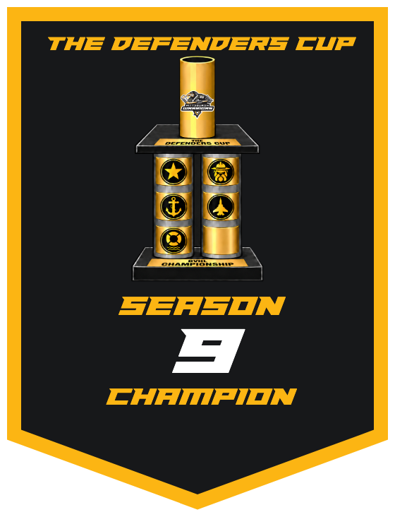 Defenders Cup season 9 champion banner